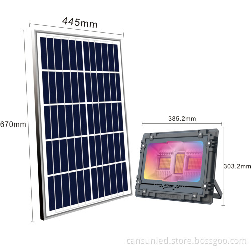 Solar Powered LED Spotlight for Outdoor Lighting with Reflector